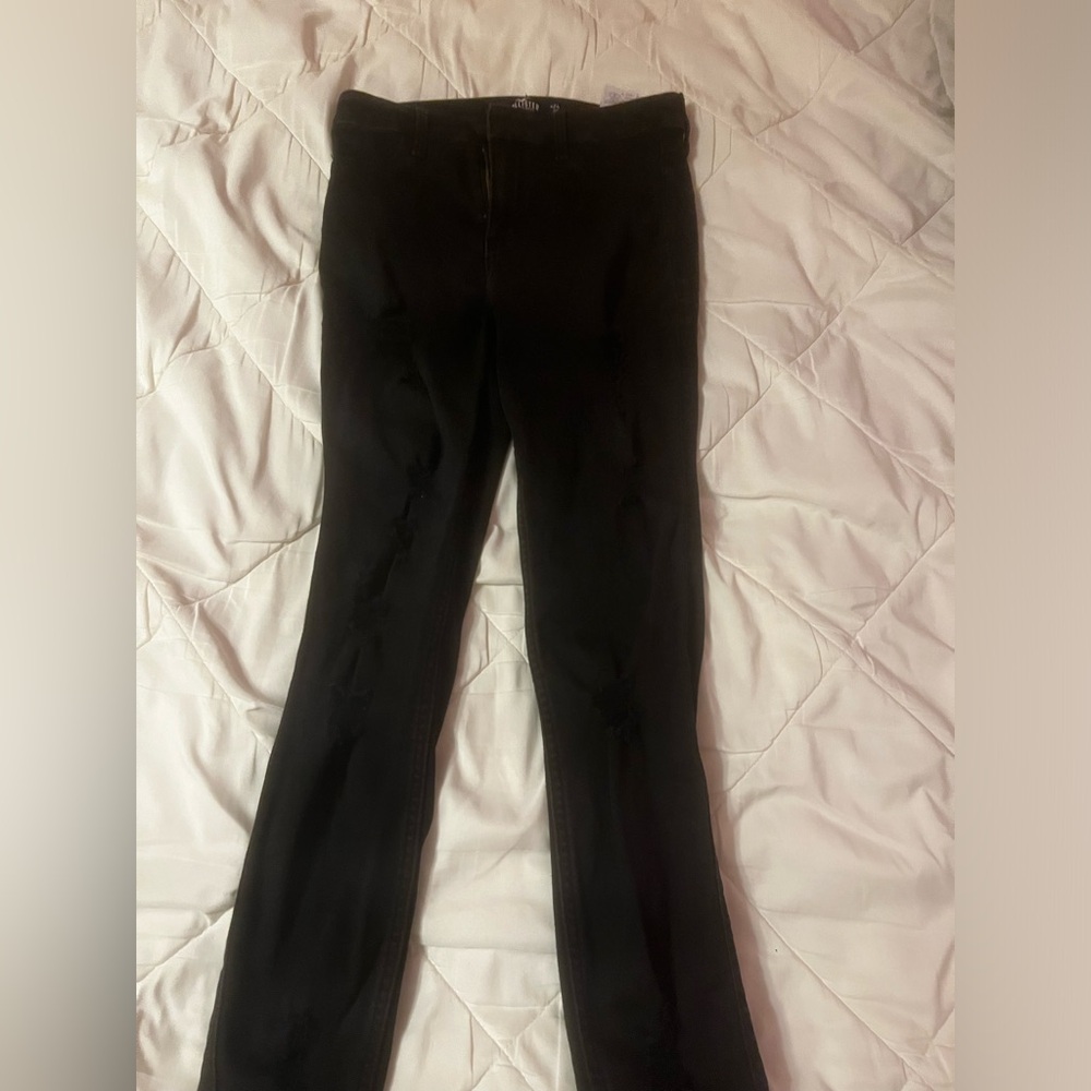 black high rise jean legging!